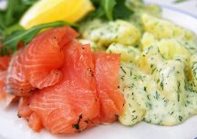 Lax med hovmästarepotatis