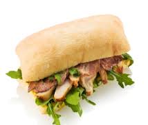 Ciabatta kyckling pesto