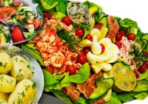 Räkor Lax Sill Potatis